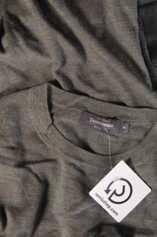 Ανδρικό πουλόβερ Dressmann, Μέγεθος M, Χρώμα Γκρί, Τιμή 21,03 €