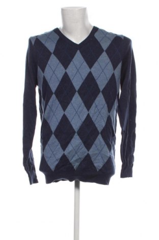 Ανδρικό πουλόβερ Dressmann, Μέγεθος L, Χρώμα Μπλέ, Τιμή 5,26 €