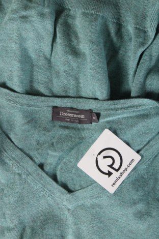 Ανδρικό πουλόβερ Dressmann, Μέγεθος XL, Χρώμα Πράσινο, Τιμή 5,26 €