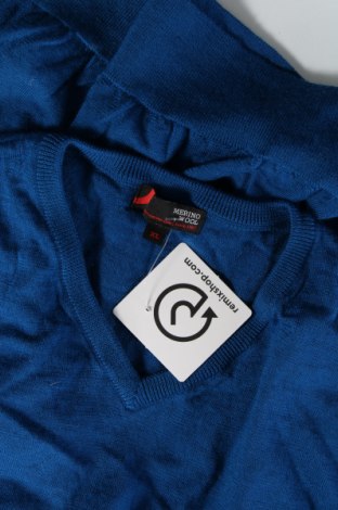 Ανδρικό πουλόβερ Dressmann, Μέγεθος XL, Χρώμα Μπλέ, Τιμή 6,94 €