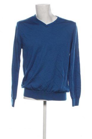 Ανδρικό πουλόβερ Dressmann, Μέγεθος XL, Χρώμα Μπλέ, Τιμή 5,47 €