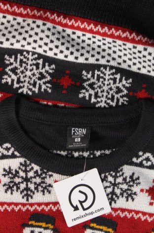 Мъжки пуловер FSBN, Размер S, Цвят Многоцветен, Цена 8,41 лв.