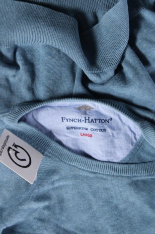 Ανδρικό πουλόβερ Fynch-Hatton, Μέγεθος L, Χρώμα Μπλέ, Τιμή 17,26 €