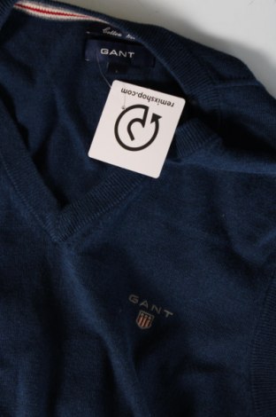 Ανδρικό πουλόβερ Gant, Μέγεθος L, Χρώμα Μπλέ, Τιμή 34,44 €