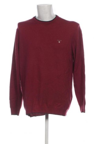 Мъжки пуловер Gant, Размер 3XL, Цвят Червен, Цена 72,00 лв.