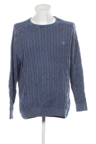 Мъжки пуловер Gant, Размер XXL, Цвят Син, Цена 81,60 лв.