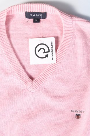 Męski sweter Gant, Rozmiar XL, Kolor Różowy, Cena 307,06 zł