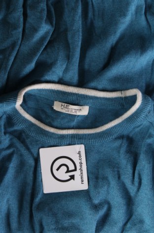 Ανδρικό πουλόβερ H.E. By Mango, Μέγεθος S, Χρώμα Μπλέ, Τιμή 6,94 €