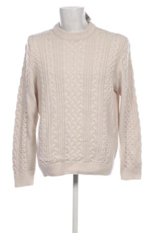 Мъжки пуловер H&M, Размер M, Цвят Екрю, Цена 8,99 лв.