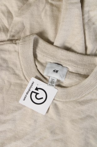 Мъжки пуловер H&M, Размер L, Цвят Екрю, Цена 10,73 лв.
