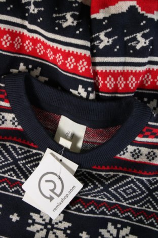 Мъжки пуловер H&M L.O.G.G., Размер M, Цвят Многоцветен, Цена 8,28 лв.