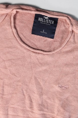 Męski sweter Hollister, Rozmiar L, Kolor Różowy, Cena 108,75 zł