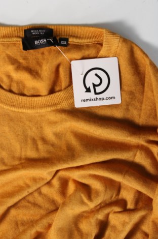 Ανδρικό πουλόβερ Hugo Boss, Μέγεθος XXL, Χρώμα Κίτρινο, Τιμή 56,78 €