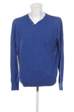 Ανδρικό πουλόβερ Identic, Μέγεθος XL, Χρώμα Μπλέ, Τιμή 5,56 €
