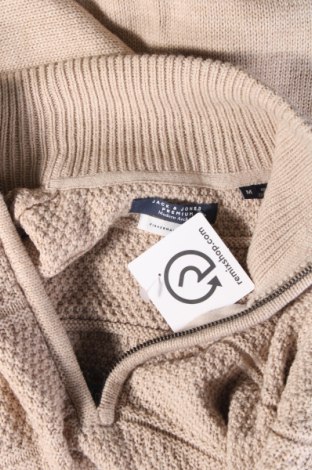 Мъжки пуловер Jack & Jones, Размер M, Цвят Бежов, Цена 9,18 лв.