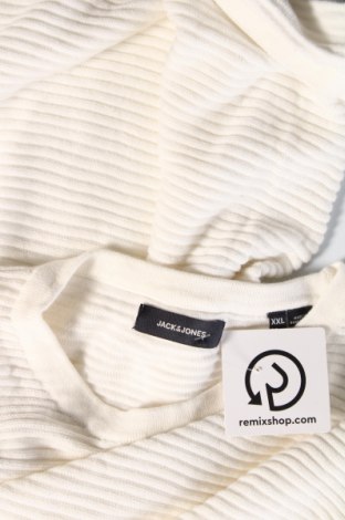 Ανδρικό πουλόβερ Jack & Jones, Μέγεθος XXL, Χρώμα Λευκό, Τιμή 7,78 €
