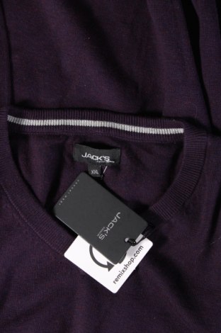 Мъжки пуловер Jack's, Размер XXL, Цвят Лилав, Цена 9,20 лв.