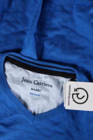 Herrenpullover Jean Carriere, Größe M, Farbe Blau, Preis 8,07 €