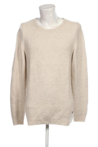 Мъжки пуловер Jean Pascale, Размер XXL, Цвят Бежов, Цена 17,40 лв.