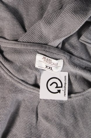 Мъжки пуловер Jean Pascale, Размер XXL, Цвят Сив, Цена 5,51 лв.