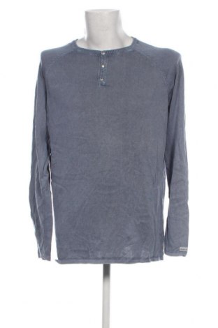 Мъжки пуловер KappAhl, Размер L, Цвят Син, Цена 8,84 лв.
