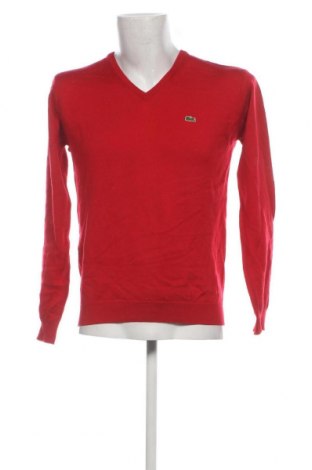 Мъжки пуловер Lacoste, Размер S, Цвят Червен, Цена 81,60 лв.