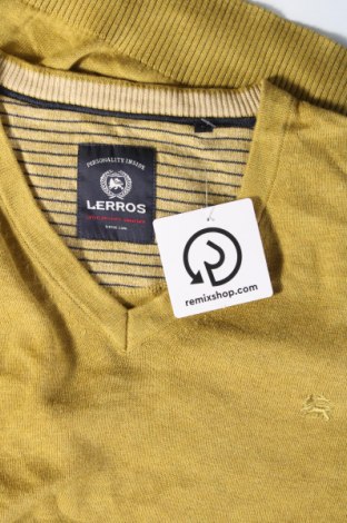 Ανδρικό πουλόβερ Lerros, Μέγεθος L, Χρώμα Κίτρινο, Τιμή 3,36 €
