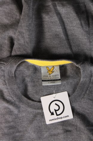 Мъжки пуловер Lyle & Scott, Размер XL, Цвят Сив, Цена 21,70 лв.