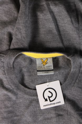 Męski sweter Lyle & Scott, Rozmiar XL, Kolor Szary, Cena 69,41 zł