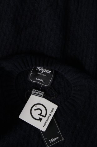 Мъжки пуловер Magasin, Размер L, Цвят Син, Цена 63,00 лв.