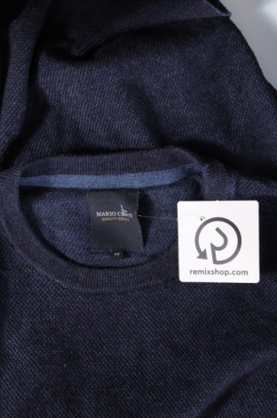 Ανδρικό πουλόβερ Mario Conti, Μέγεθος M, Χρώμα Μπλέ, Τιμή 8,41 €