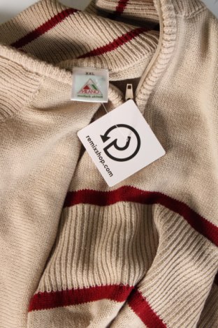 Мъжки пуловер Milano, Размер XXL, Цвят Бежов, Цена 8,12 лв.