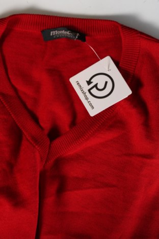 Мъжки пуловер Monte Carlo, Размер L, Цвят Червен, Цена 5,80 лв.