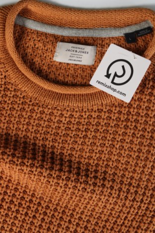 Ανδρικό πουλόβερ Originals By Jack & Jones, Μέγεθος L, Χρώμα Καφέ, Τιμή 7,78 €