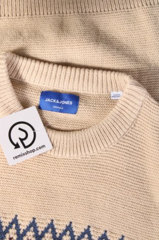 Мъжки пуловер Originals By Jack & Jones, Размер L, Цвят Бежов, Цена 34,00 лв.
