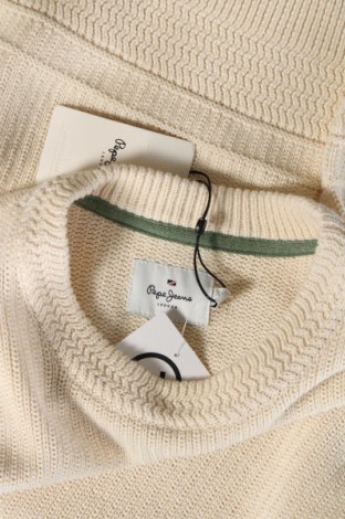 Herrenpullover Pepe Jeans, Größe M, Farbe Ecru, Preis € 28,86