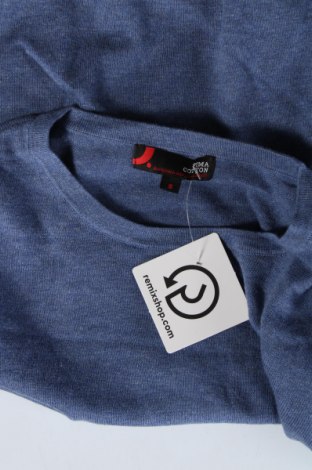 Ανδρικό πουλόβερ Pima Cotton, Μέγεθος S, Χρώμα Μπλέ, Τιμή 7,92 €