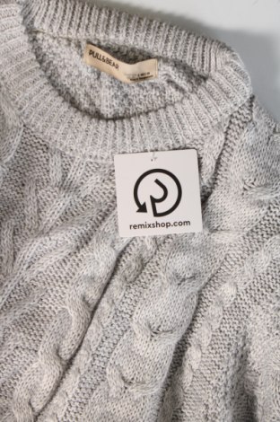 Мъжки пуловер Pull&Bear, Размер S, Цвят Сив, Цена 11,60 лв.