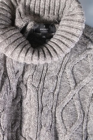 Ανδρικό πουλόβερ Ragman, Μέγεθος XXL, Χρώμα Γκρί, Τιμή 8,41 €