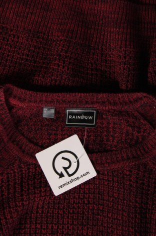 Мъжки пуловер Rainbow, Размер XL, Цвят Червен, Цена 12,18 лв.