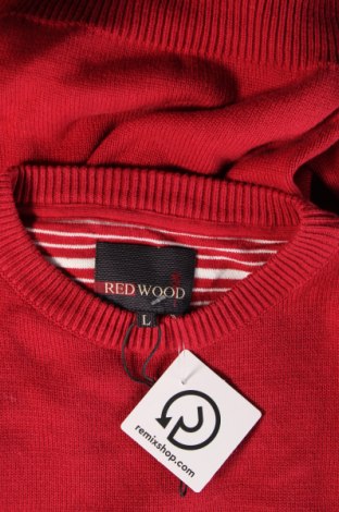 Herrenpullover Red Wood, Größe L, Farbe Rot, Preis € 7,47