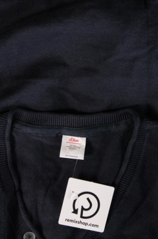 Ανδρικό πουλόβερ S.Oliver, Μέγεθος XXL, Χρώμα Μπλέ, Τιμή 8,41 €