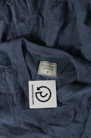 Мъжки пуловер Scalpers, Размер M, Цвят Син, Цена 24,80 лв.