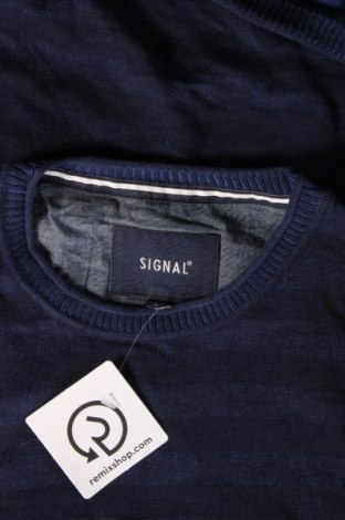Мъжки пуловер Signal, Размер L, Цвят Син, Цена 24,80 лв.