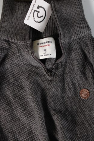 Pánsky sveter  Springfield, Veľkosť M, Farba Sivá, Cena  6,36 €