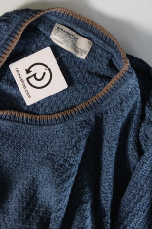Мъжки пуловер Straight Up, Размер L, Цвят Син, Цена 11,60 лв.