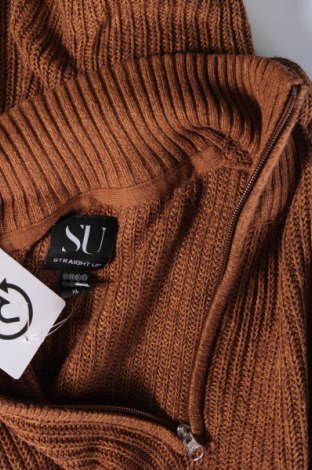 Ανδρικό πουλόβερ Straight Up, Μέγεθος XL, Χρώμα Καφέ, Τιμή 7,18 €
