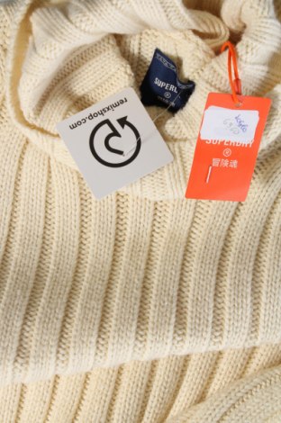 Мъжки пуловер Superdry, Размер M, Цвят Екрю, Цена 42,40 лв.