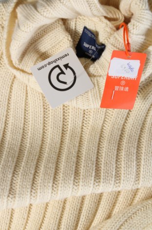 Herrenpullover Superdry, Größe M, Farbe Ecru, Preis € 18,03