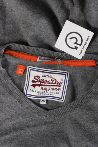 Ανδρικό πουλόβερ Superdry, Μέγεθος XL, Χρώμα Γκρί, Τιμή 13,08 €